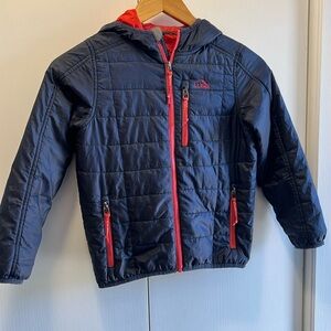 LL Bean Kids size 5-6 Quilted Nylon Jacket